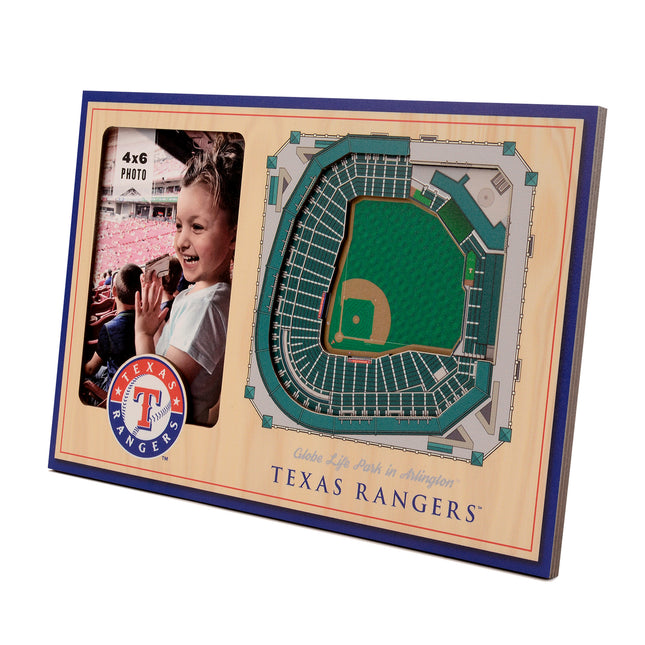 Texas Rangers 3D StadiumView Picture Frame