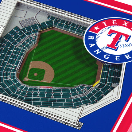 Texas Rangers 3D Stadium View Coasters