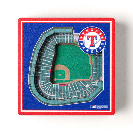 Texas Rangers 3D StadiumView Magnets