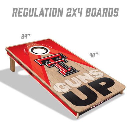 Texas Tech Red Raiders 2x4 Slogan Series Cornhole Boards