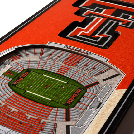 Texas Tech Red Raiders 3D Stadium 6x19 Banners