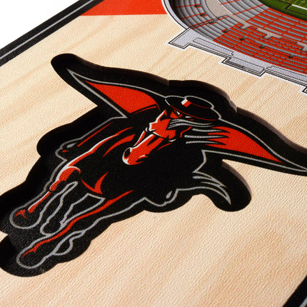 Texas Tech Red Raiders 3D Stadium 6x19 Banners