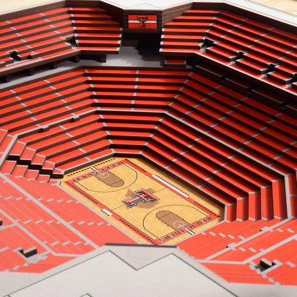Texas Tech Red Raiders 25-Layer StadiumViews 3D Wall Art