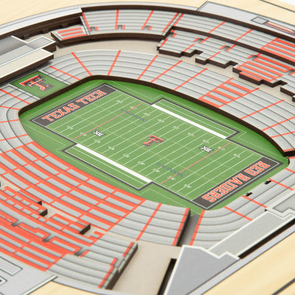 Texas Tech Red Raiders 5-Layer 3D StadiumView Wall Art