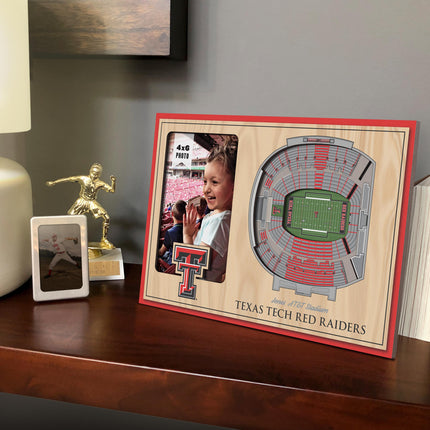 Texas Tech Red Raiders 3D StadiumView Picture Frame