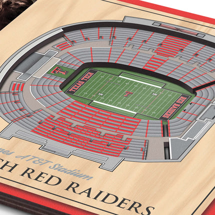 Texas Tech Red Raiders 3D StadiumView Picture Frame