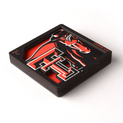 Texas Tech Red Raiders 3D Logo Series Magnet