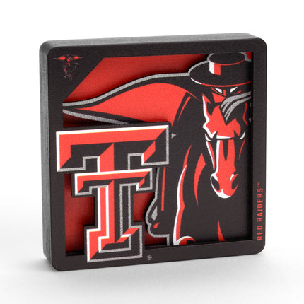 Texas Tech Red Raiders 3D Logo Series Magnet