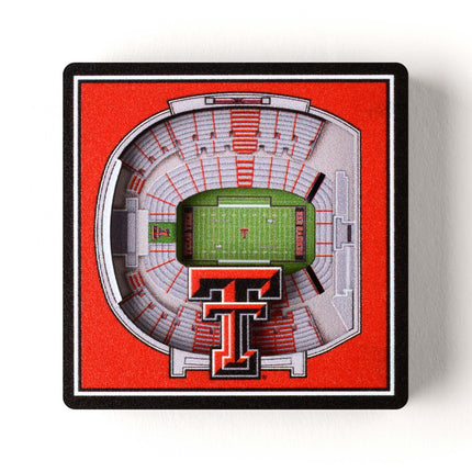 Texas Tech Red Raiders 3D StadiumView Magnets