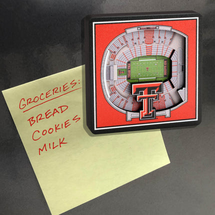 Texas Tech Red Raiders 3D StadiumView Magnets