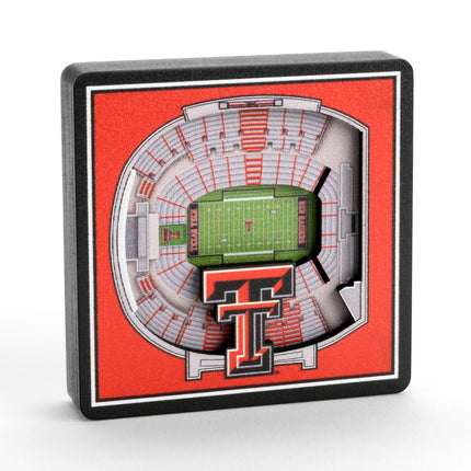 Texas Tech Red Raiders 3D StadiumView Magnets