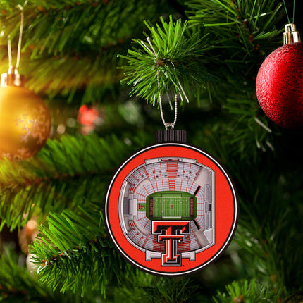 Texas Tech Red Raiders 3D StadiumView Ornaments