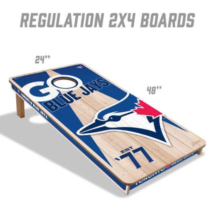 Toronto Blue Jays Cornhole Boards 2x4