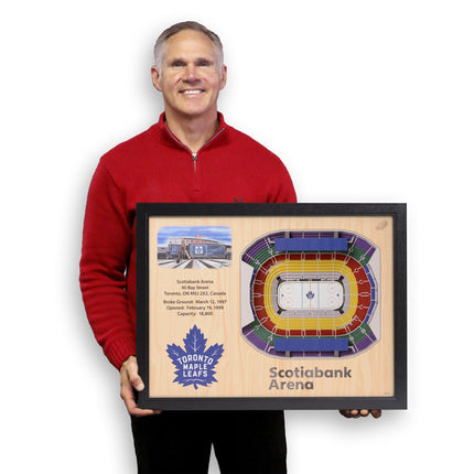 Toronto Maple Leafs 25 Layer Arena Art
