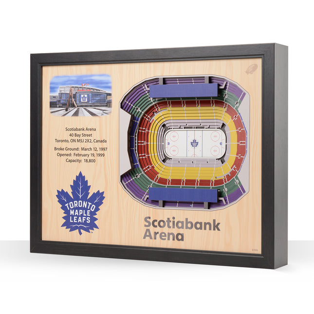 Toronto Maple Leafs 25 Layer Arena Art