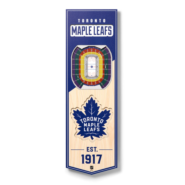 Toronto Maple Leafs 3D Stadium 6x19 Banners