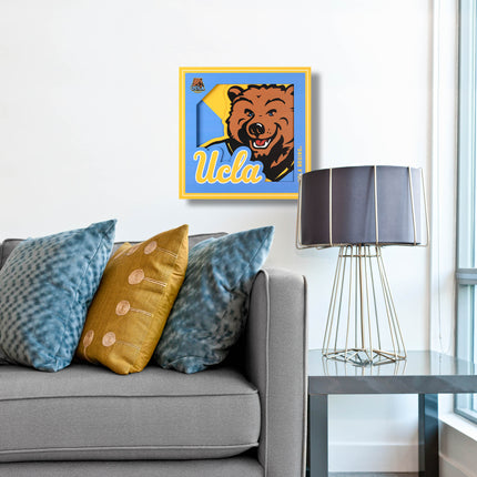 UCLA Bruins 3D Logo Series Wall Art - 12x12