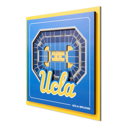 UCLA Bruins 3D StadiumView Wall Art 12x12