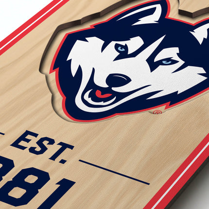 UConn Huskies 3D Stadium 6x19 Banners