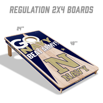 Navy Midshipmen 2x4 Cornhole Boards