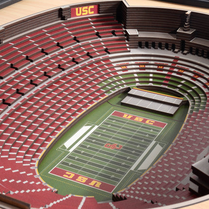 USC Trojans 25-Layer StadiumViews 3D Wall Art