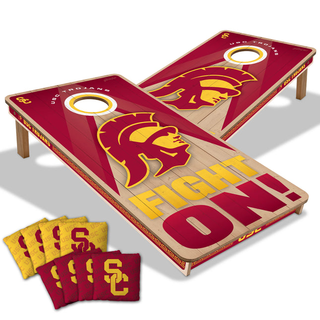 USC Trojans 2x4 Slogan Series Cornhole Boards