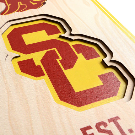 USC Trojans 8x32 3D Stadium Banner