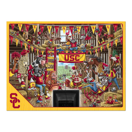USC Trojans Barnyard Fans Puzzle - 500 PC