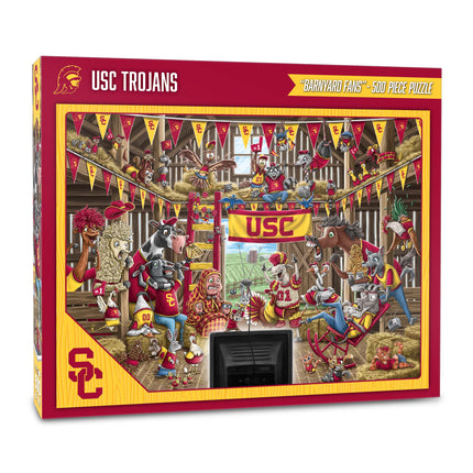 USC Trojans Barnyard Fans Puzzle - 500 PC