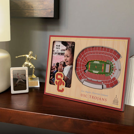 USC Trojans 3D StadiumView Picture Frame