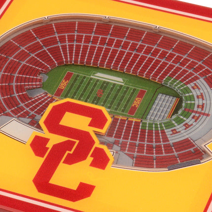 USC Trojans 3D Stadium View Coasters
