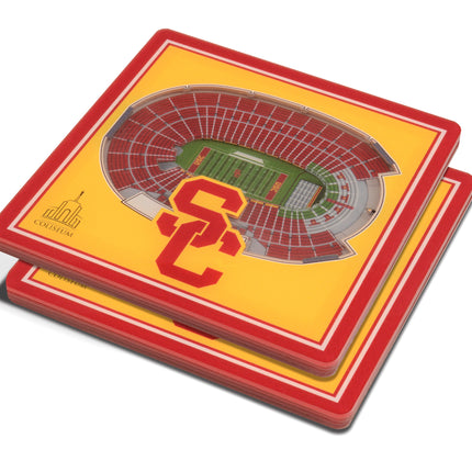 USC Trojans 3D Stadium View Coasters