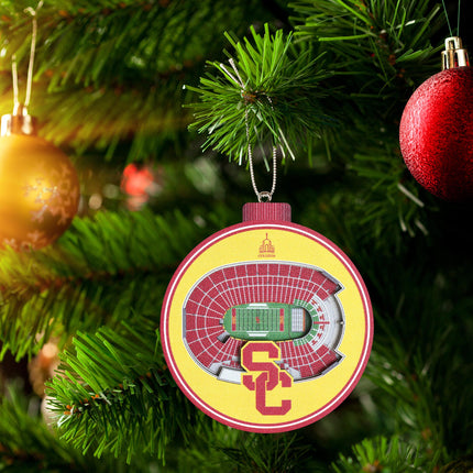 USC Trojans 3D StadiumView Ornaments