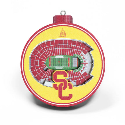 USC Trojans 3D StadiumView Ornaments