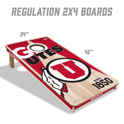 Utah Utes 2x4 Cornhole Boards