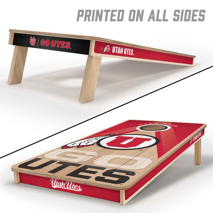 Utah Utes 2x4 Slogan Series Cornhole Boards