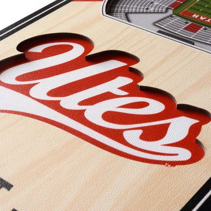 Utah Utes 3D Stadium 6x19 Banners