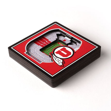 Utah Utes 3D StadiumView Magnets