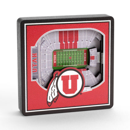 Utah Utes 3D StadiumView Magnets