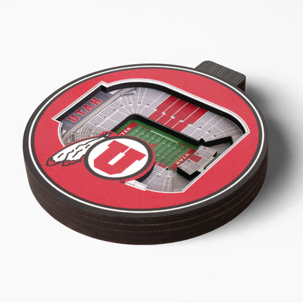 Utah Utes 3D StadiumView Ornaments