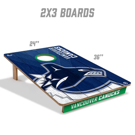 Vancouver Canucks 2x3 Cornhole Boards