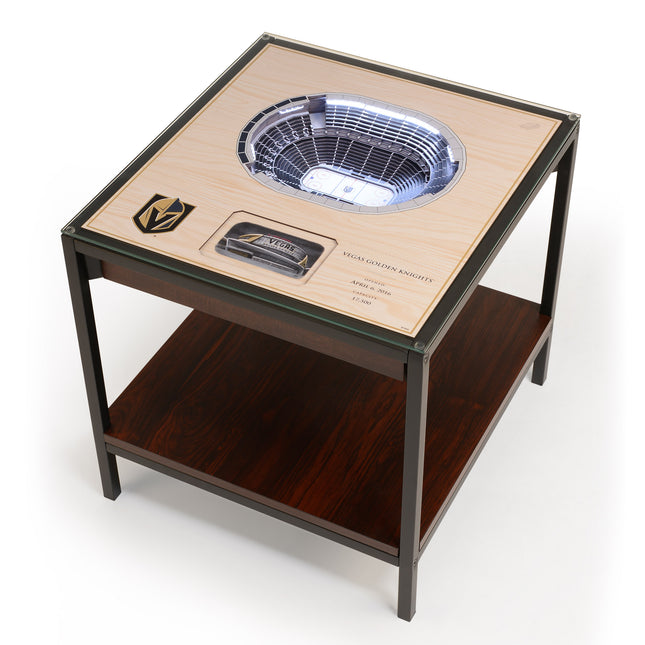 Vegas Golden Knights 25 Layer Stadium View Lighted End Table