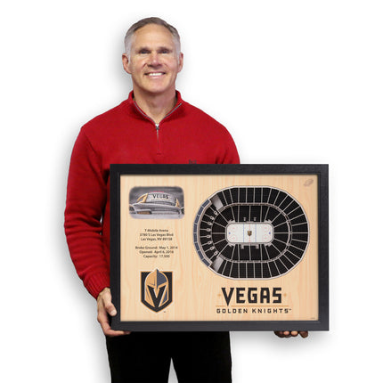 Vegas Golden Knights 25 Layer Arena Art