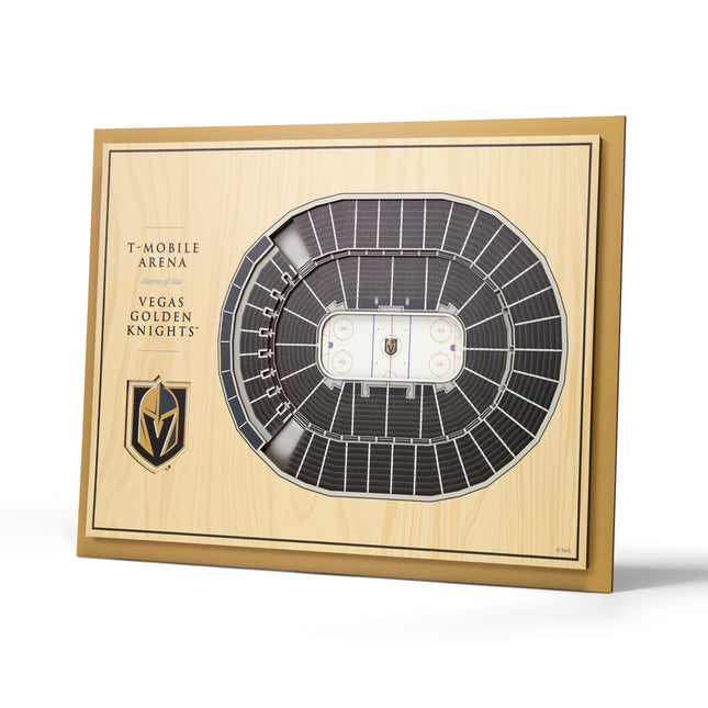 Vegas Golden Knights 5-Layer 3D StadiumView Wall Art