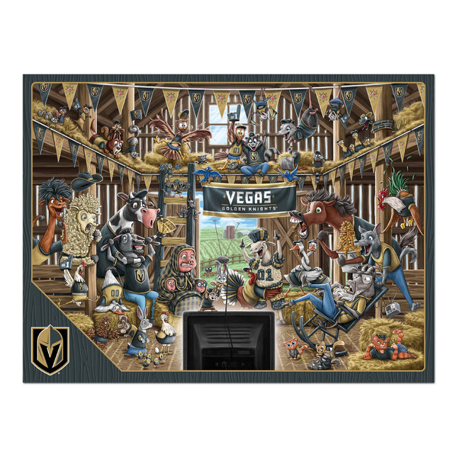 Vegas Golden Knights Barnyard Fans Puzzle - 500 PC