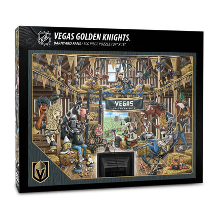 Vegas Golden Knights Barnyard Fans Puzzle - 500 PC