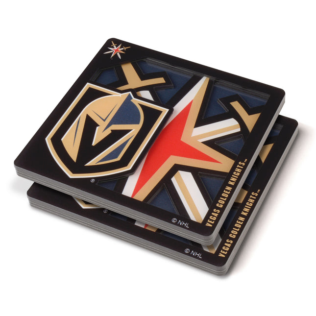 Vegas Golden Knights 3D Logo Series Coasters