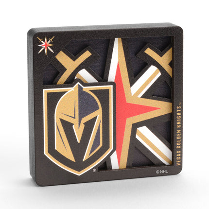 Las Vegas Golden Knight Layer Stadium View Lighted End Table