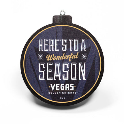 Vegas Golden Knights 3D Logo Series Ornament