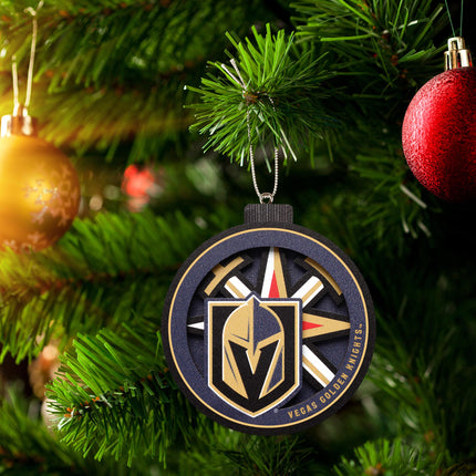 Vegas Golden Knights 3D Logo Series Ornament